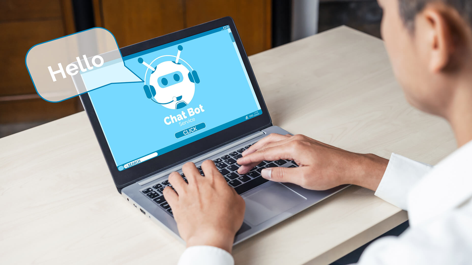 Website Animated Bot Receptionist